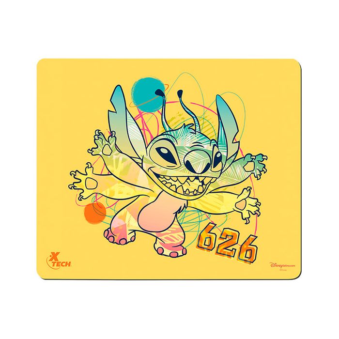 Mouse-Pad-XTECH-DISNEY-Ed-Stich-Amarillo-Mod.-XTA-D100S