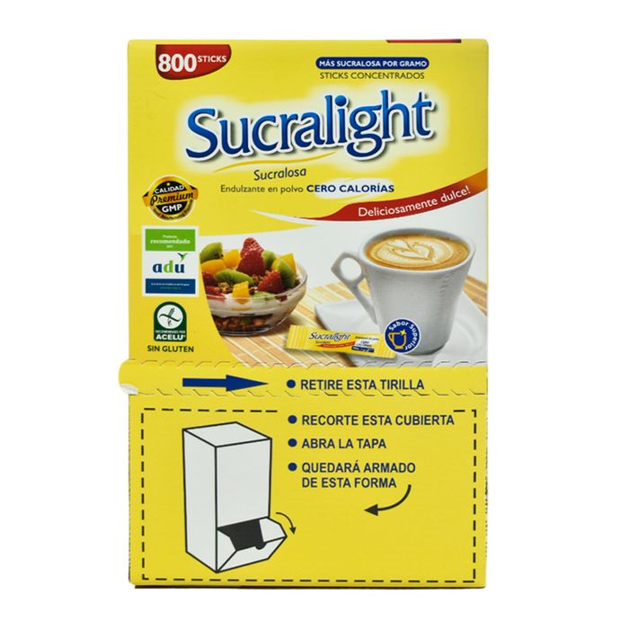 Edulcorante-en-Polvo-SUCRALIGHT-800-Bastones Edulcorante-en-Polvo-SUCRALIGHT-800-Bastones