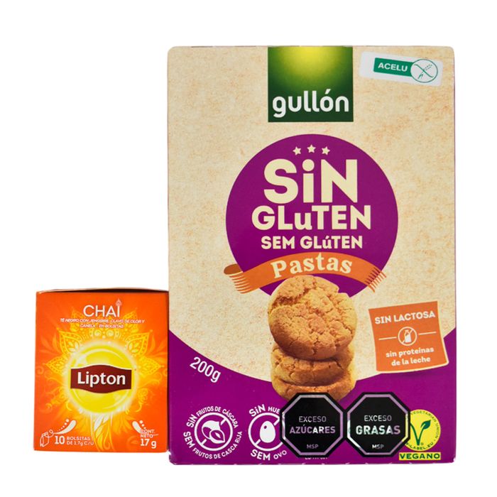 Galletitas-GULLON-sin-gluten-pastas-200-g---Te-LIPTON-10-sobres