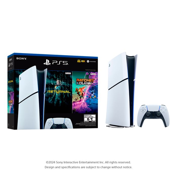 Consola-PS5-PlayStation-5-Digital--Sony-Slim---Incluye-2-juegos---Returnal---Ratchet---Clank-