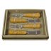 Set-x-4-utensilios-acero-inox.-mango-rafia-Blanco