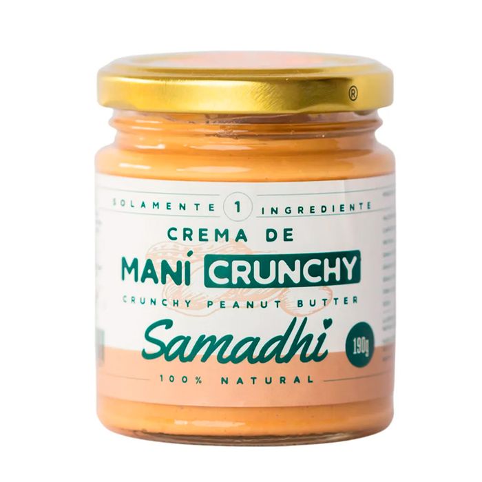 Crema-de-mani-crunchy-SAMADHI-fco-190-g Crema-de-mani-crunchy-SAMADHI-fco-190-g