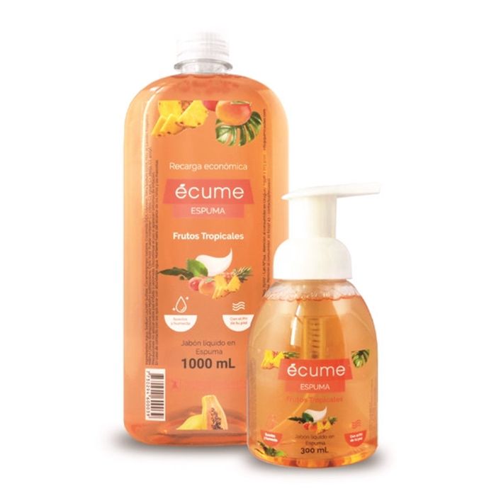 Pack-ECUME-frutos-tropicales-jabon-300-ml