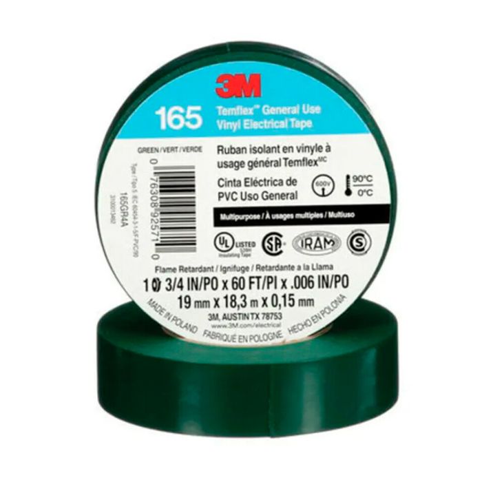 Cinta-Electrica-TEMFLEX-165-Verde-19-mm-x-18-m