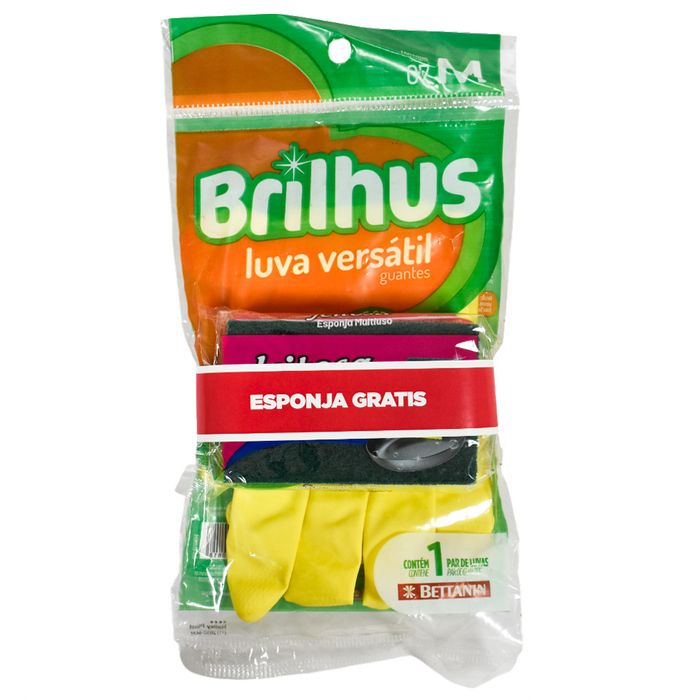 Guantes-BRILHUS-Talle-M-Esponja Guantes-BRILHUS-Talle-M-Esponja