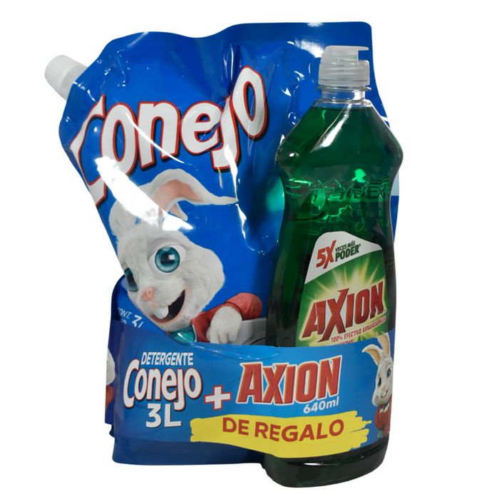 Pack-Deter-CONEJO-Fresh-3-L---Detergente-AXION-de-Regalo Pack-Deter-CONEJO-Fresh-3-L---Detergente-AXION-de-Regalo