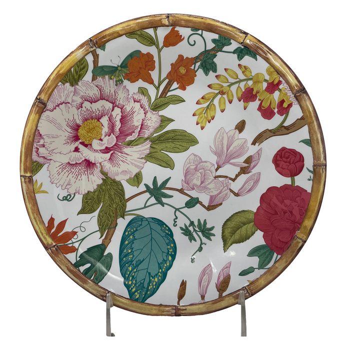 Plato-Llano-26.7-cm-Diseño-Peonias