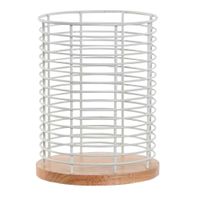 Porta-cubiertos-acero-y-madera-13.5-x-13.5-x-17-cm.gris