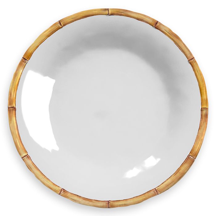 Plato-postre-blanco-con-borde-diseño-bambo-216-cm
