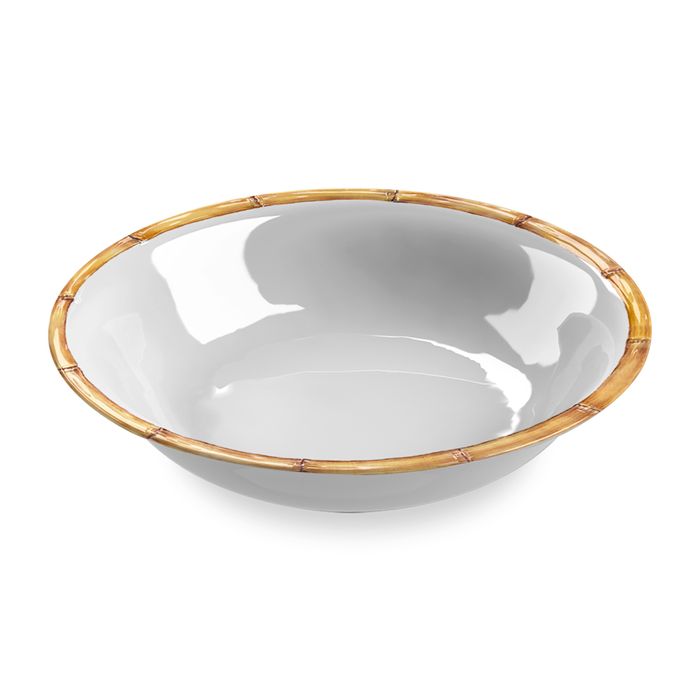 Ensaladera-blanca-con-borde-diseño-bamboo-35-cm