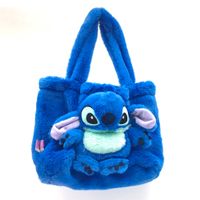 Bolso-stitch-azul-lila-y-angel-28-cm