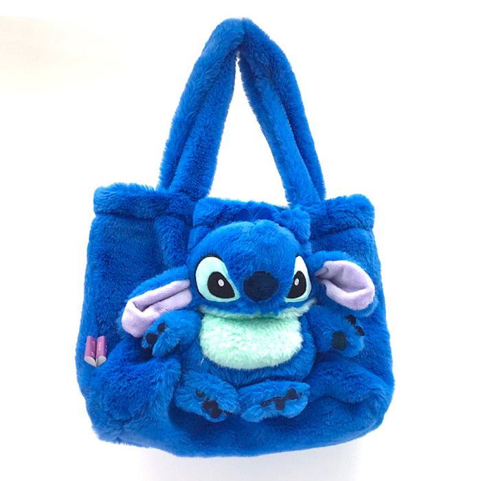 Bolso-stitch-azul-lila-y-angel-28-cm