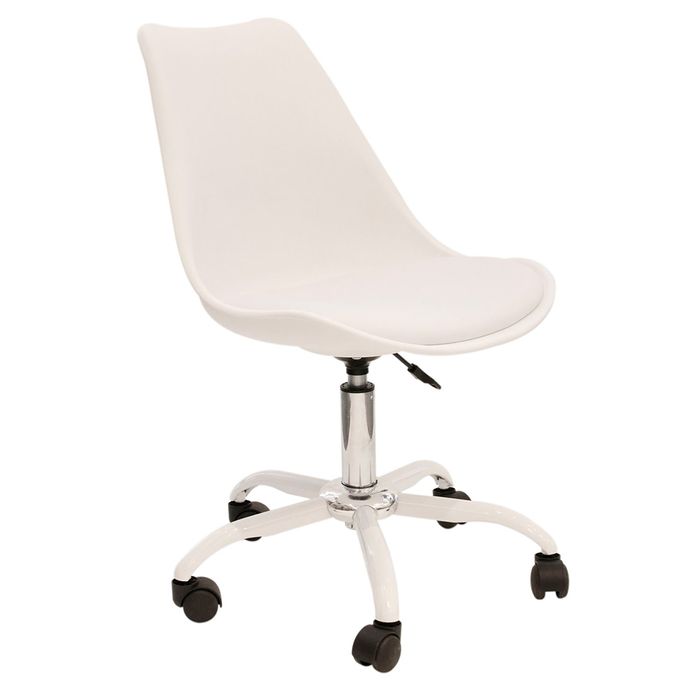 Silla-de-escritorio-con-almohadon-57-x-49-x-82-cm-Blanca