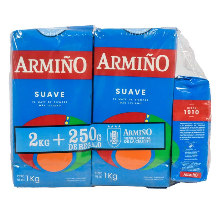 Pack-2-un.-yerba-ARMIÑO-suave-1-kg---250-g-de-regalo