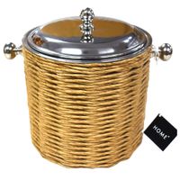 Cubitera-acero-inox.-forrada-rafia-marron