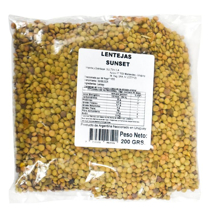 Lentejas-SUNSET-200-g