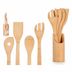 Set-x-4-Utensilios-Bambu-30-cm-con-Porta-Utensilios