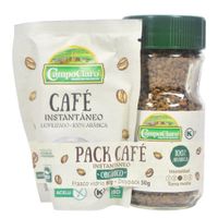 Pack-de-Cafe-Soluble-Organico-CAMPOCLARO-90-g---50-g