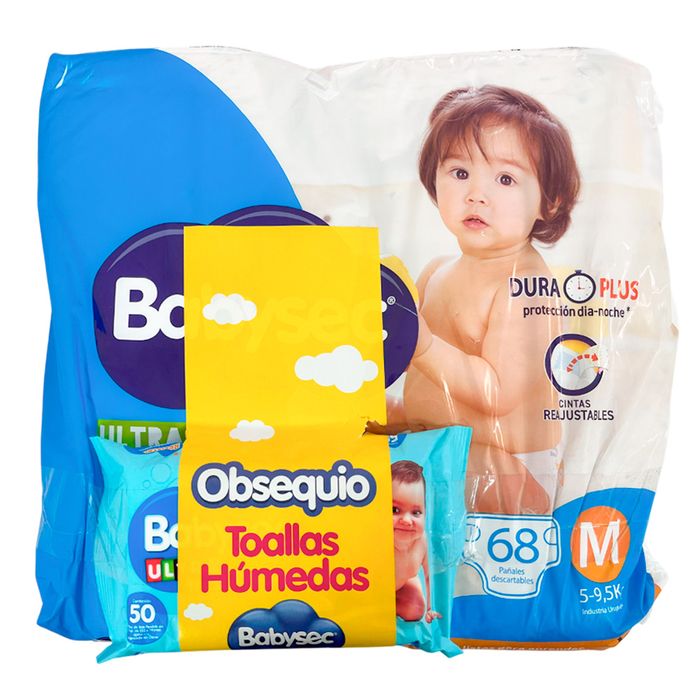 Pañal-Babysec-ultra-jumbo-M-68-un---regalo Pañal-Babysec-ultra-jumbo-M-68-un---regalo