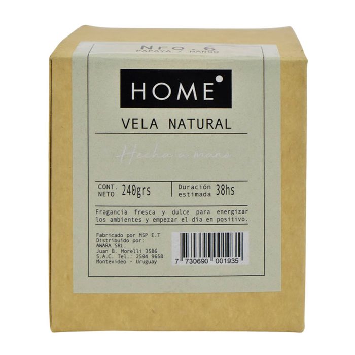 Vela-de-Soja-HOME-240-g-N°-6-Mango-Papaya-7006