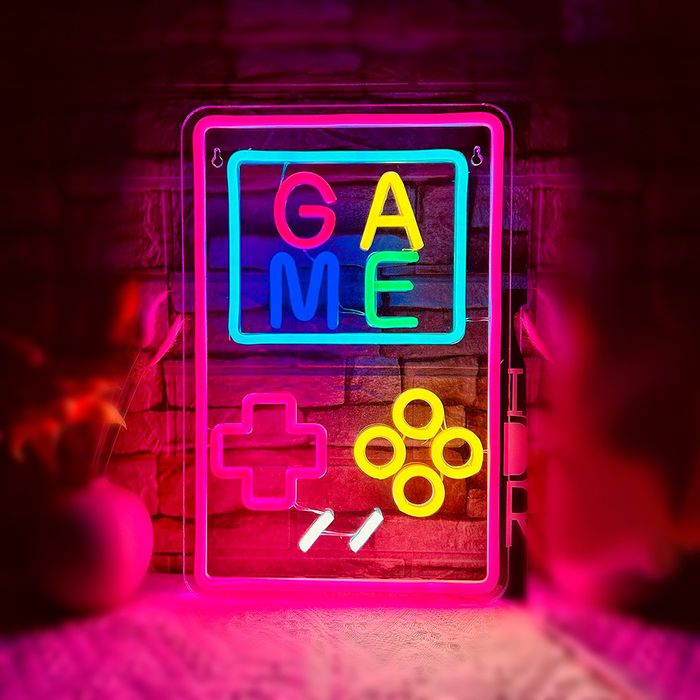 Cartel-de-Neon-Consola-Gamer-38x25-cm-Usb-5V Cartel-de-Neon-Consola-Gamer-38x25-cm-Usb-5V