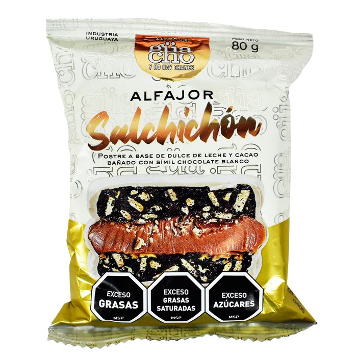 Alfajor-Salchichon-GUACHO-Chocolate-Blanco-80-g