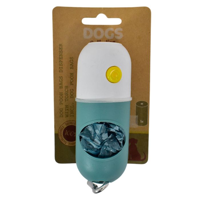 Dispensador-Bolsas-Residuo-para-Mascota-con-Rollo
