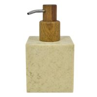 Dispensador-de-jabon-en--poliresina-beige-detalle-madera