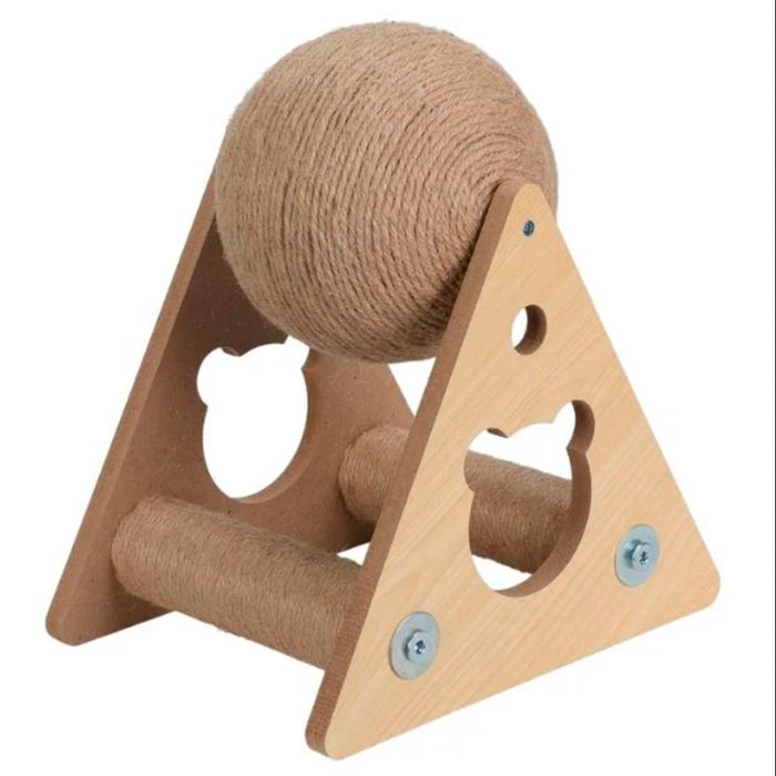 Rascador-para-Gato-Bola-en-Soporte