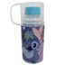 Bazar-Plastico-Botella-300-ml-con-Taza-Stitch-17623