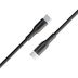 Cable-PROMATE-Mod.-XCORD-CC200-Usb-conusb-c-Mod.-2M-Mod.-60W-Negro