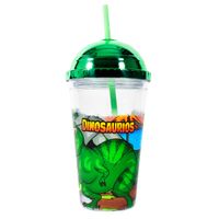 Vaso-Doble-Pared-Cromo-Color-Dinosaurios-450-ml