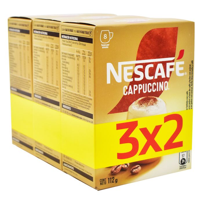 Pack-3-x-2-Cappuccino-NESCAFE-Clasico-8-Sobres Pack-3-x-2-Cappuccino-NESCAFE-Clasico-8-Sobres
