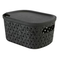 Cesta-con-tapa-23-L-five-negro