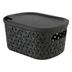 Cesta-con-tapa-23-L-five-negro