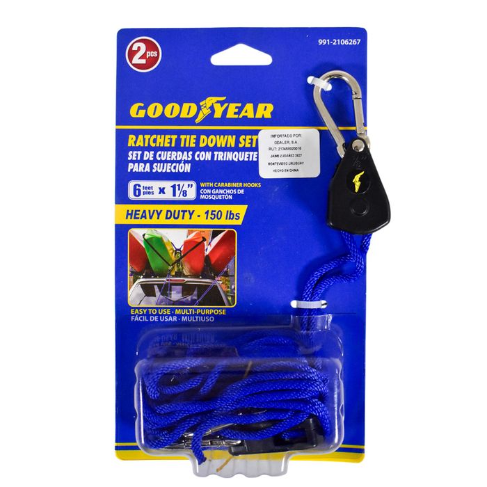 Juego-de-2-trinquetes-GOODYEAR-con-ganchos