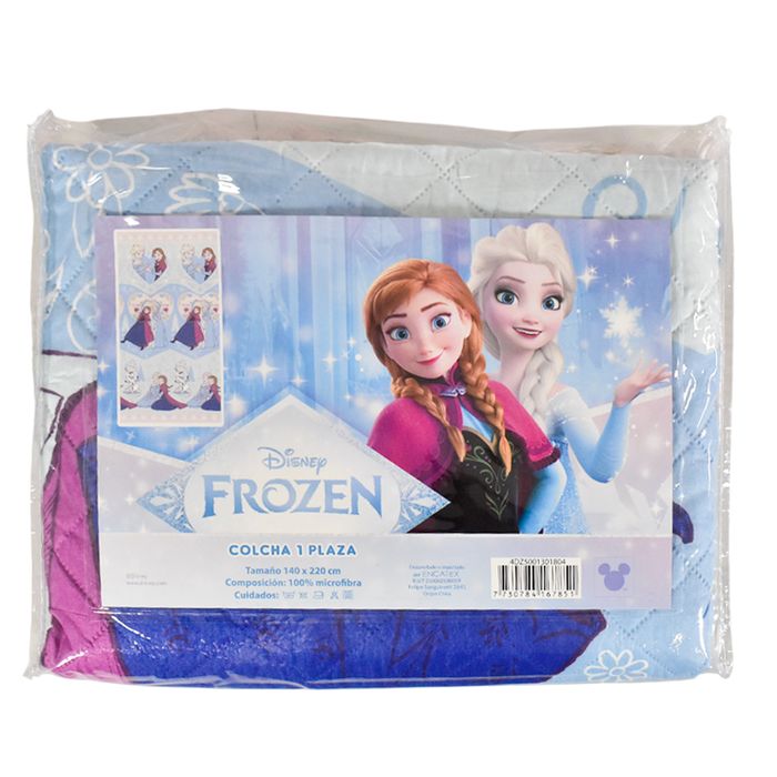 Colcha-Infantil-140x220-cm-Ultra-Frozen-4118-Menta