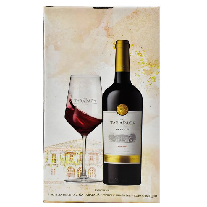 Vino-Tinto-Carmenere-Reserva-TARAPACA---Copa-750-ml Vino-Tinto-Carmenere-Reserva-TARAPACA---Copa-750-ml