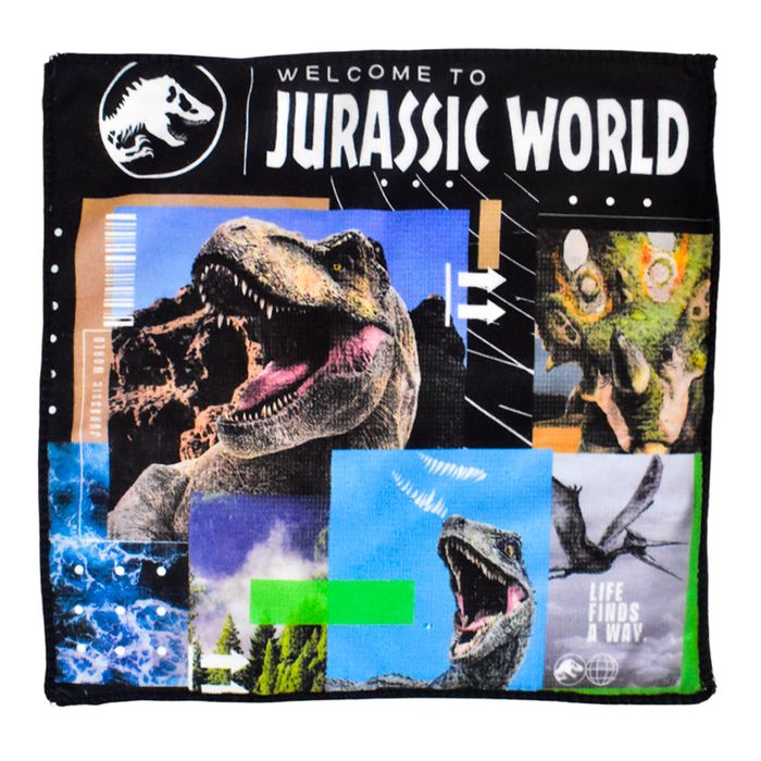 Toalla-Social-Microfibra-30x30-cm-Jurassic-Negro