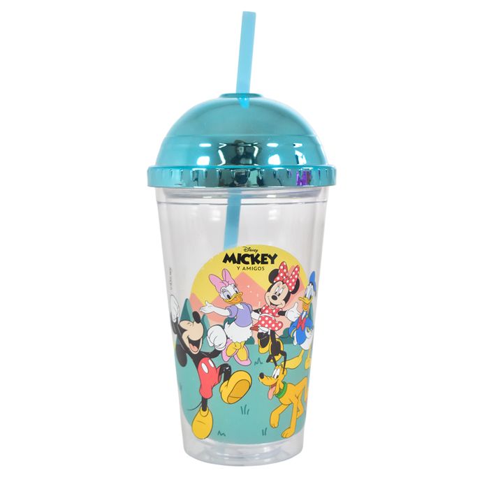 Vaso-Doble-Pared-Cromo-450-ml-Mickey-Aventura