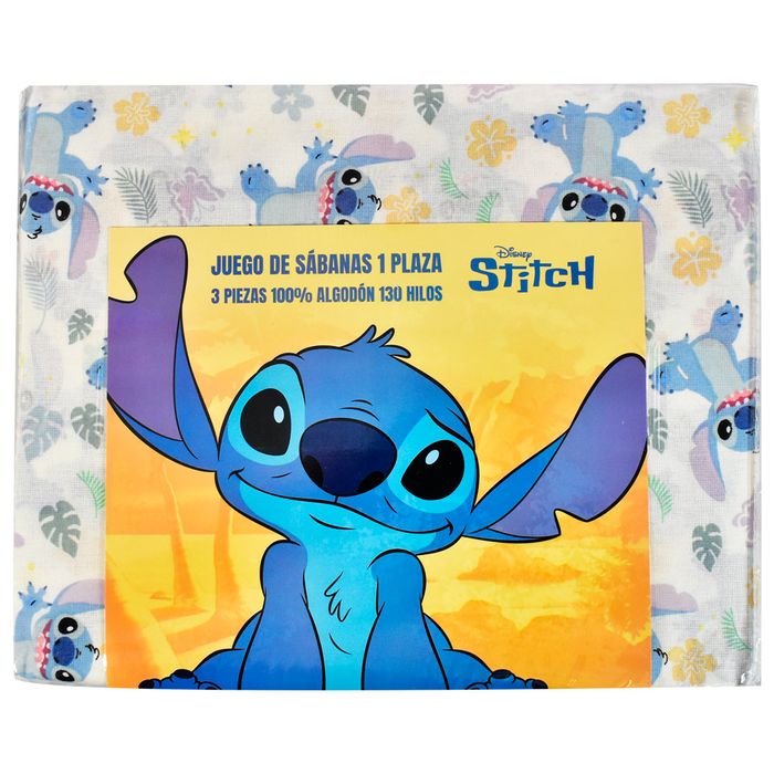 Juego-de-Sabanas-Infantil-1-Plaza-Stitch-130-Hilos