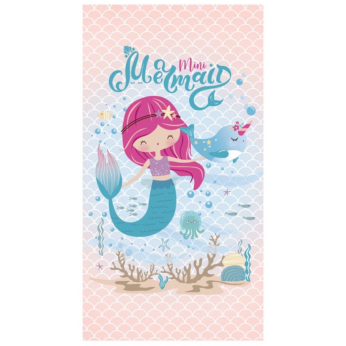 Toalla-Playera-Infantil-70-x-115-cm-Mini-Mermaid