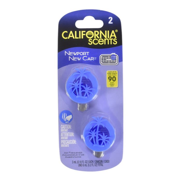 Perfumador-CALIFORNIA-Md-Aromat-Auto-New-Car-x-4