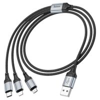 Cable-HOCO-Mod.-X102-Mod.-3EN1-Mod.-1M-Negro