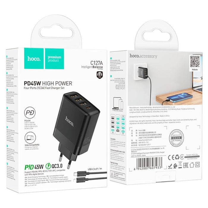 Carg.-HOCO-Mod.-C127A-3-Usb-a-usb-c-Pd-Mod.-45W