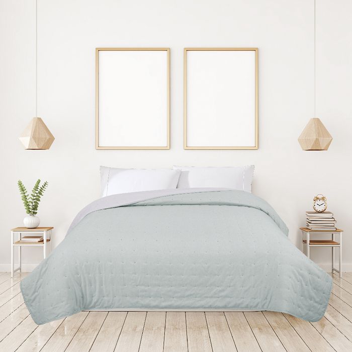 Cubrecama-HOME-2-Plazas-200x240-cm-Microfibra-Verde-Tostada