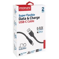 Cable-PROMATE-Mod.-XCORD-CC200-Usb-usb-c-Mod.-2M-Negro