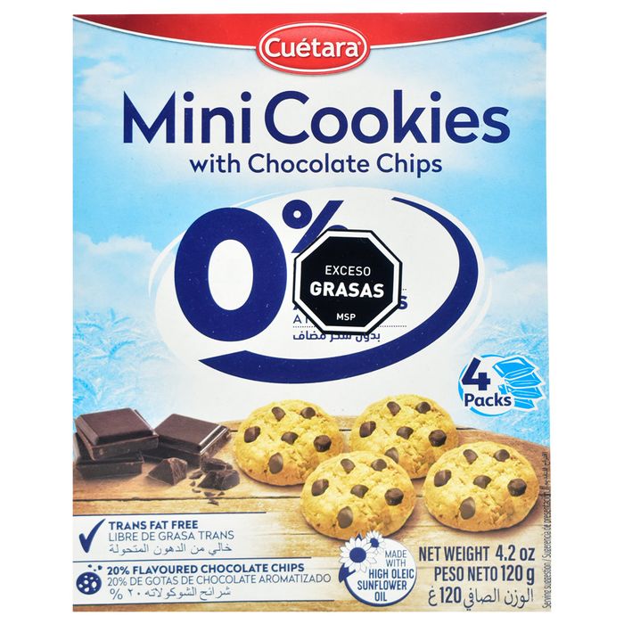 Cookies-Mini-CUETARA-Chispas-Chocolate-0--Azucar-120-g Cookies-Mini-CUETARA-Chispas-Chocolate-0--Azucar-120-g