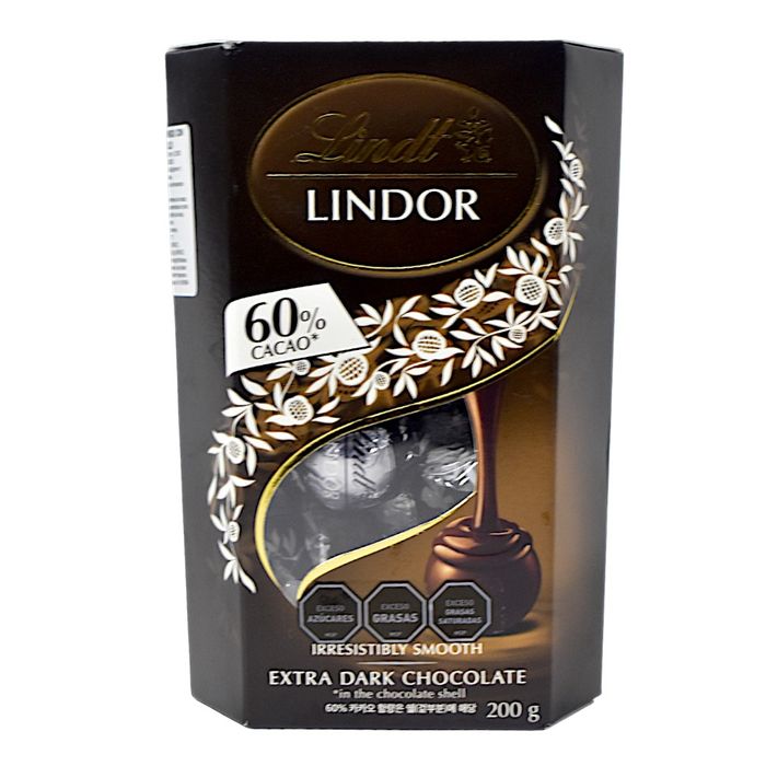 Bombones-LINDT-Lindor-Chocolate-Amargo-200-g Bombones-LINDT-Lindor-Chocolate-Amargo-200-g