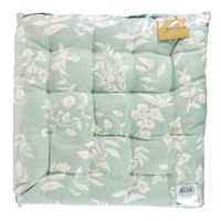 Almohadon-para-Silla-40-x-40-cm-Verde-Agua-con-Flores